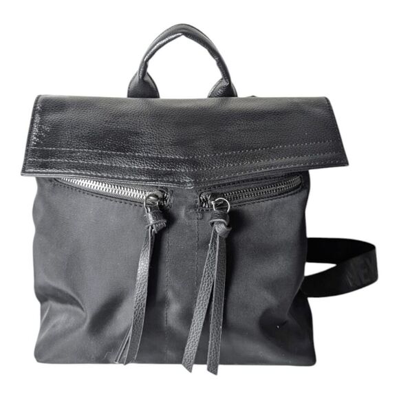 NWT BOTKIER Trigger Mini Black Nylon Backpack - Picture 2 of 6